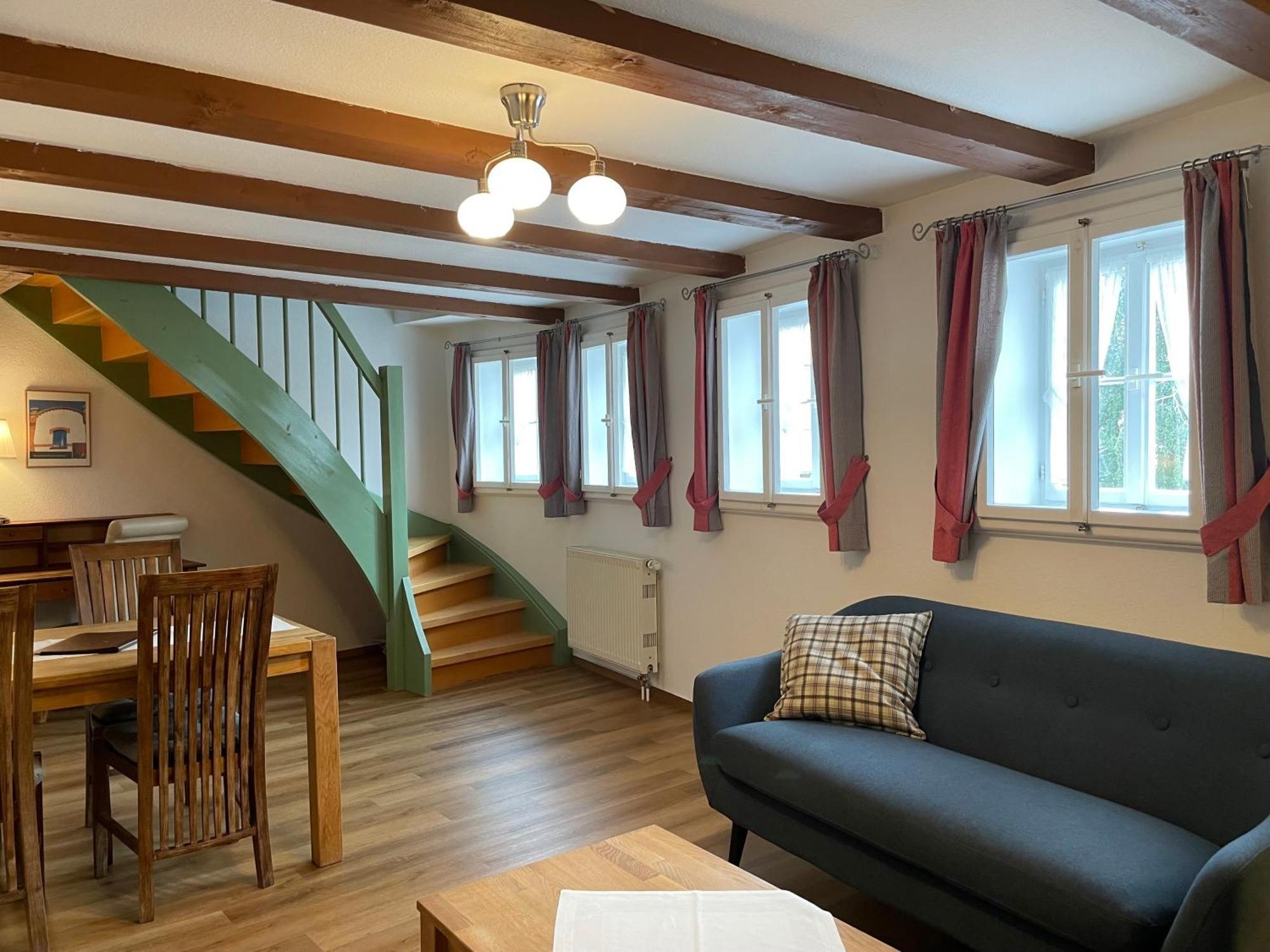 Apartment Mit Balkon No4 クヴェードリンブルク エクステリア 写真